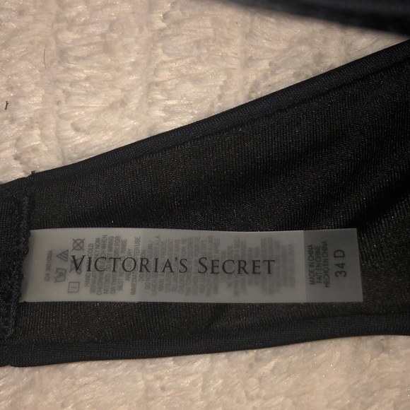 Black Victoria’s Secret Bikini Bandeau Top - NWOT - Picture 4 of 5